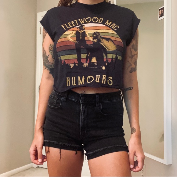 Tops - Fleetwood Mac Crop